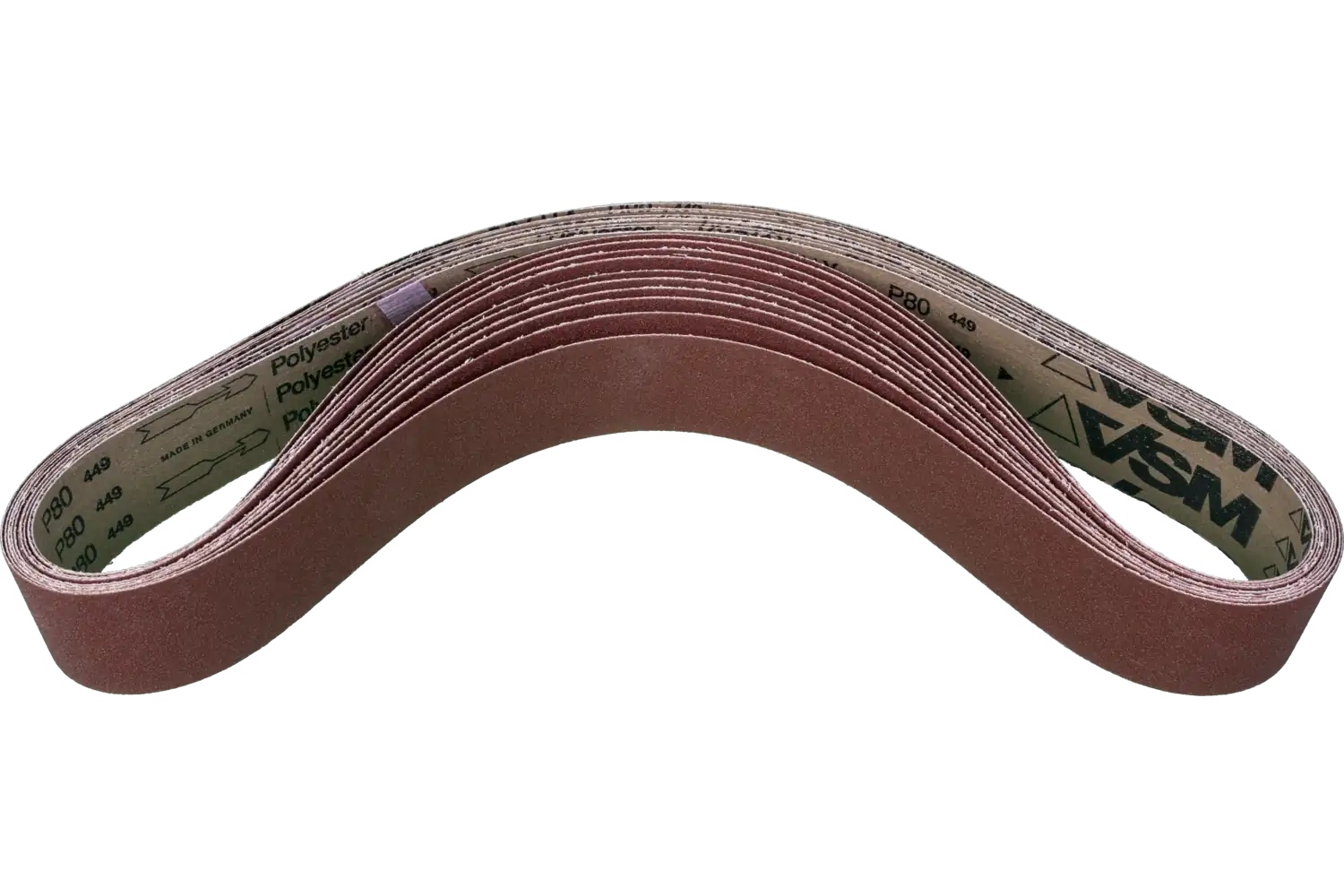 Picture of Pferd Abrasive Benchstand Belt, 48" x 2, 80 Grit, Aluminum oxide